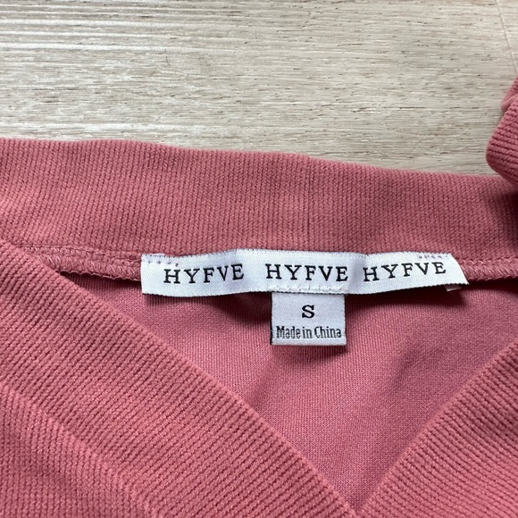HYFVE Tops - Pink body suit with buttons small cute.